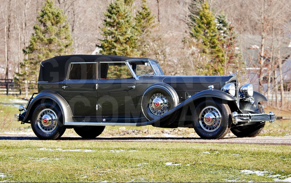 アミュレットガードル 1932 Packard Twin Six 906 Individual Custom Convertible Sedan